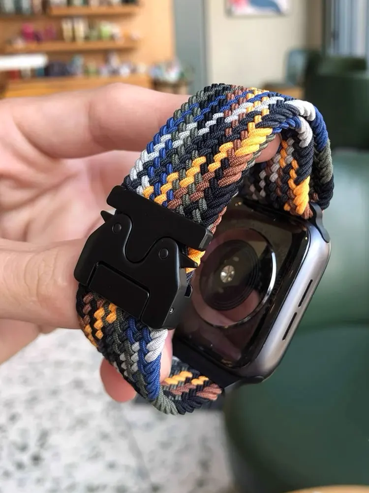 Men Accessories Website - Braided Band For Apple Watch Straps