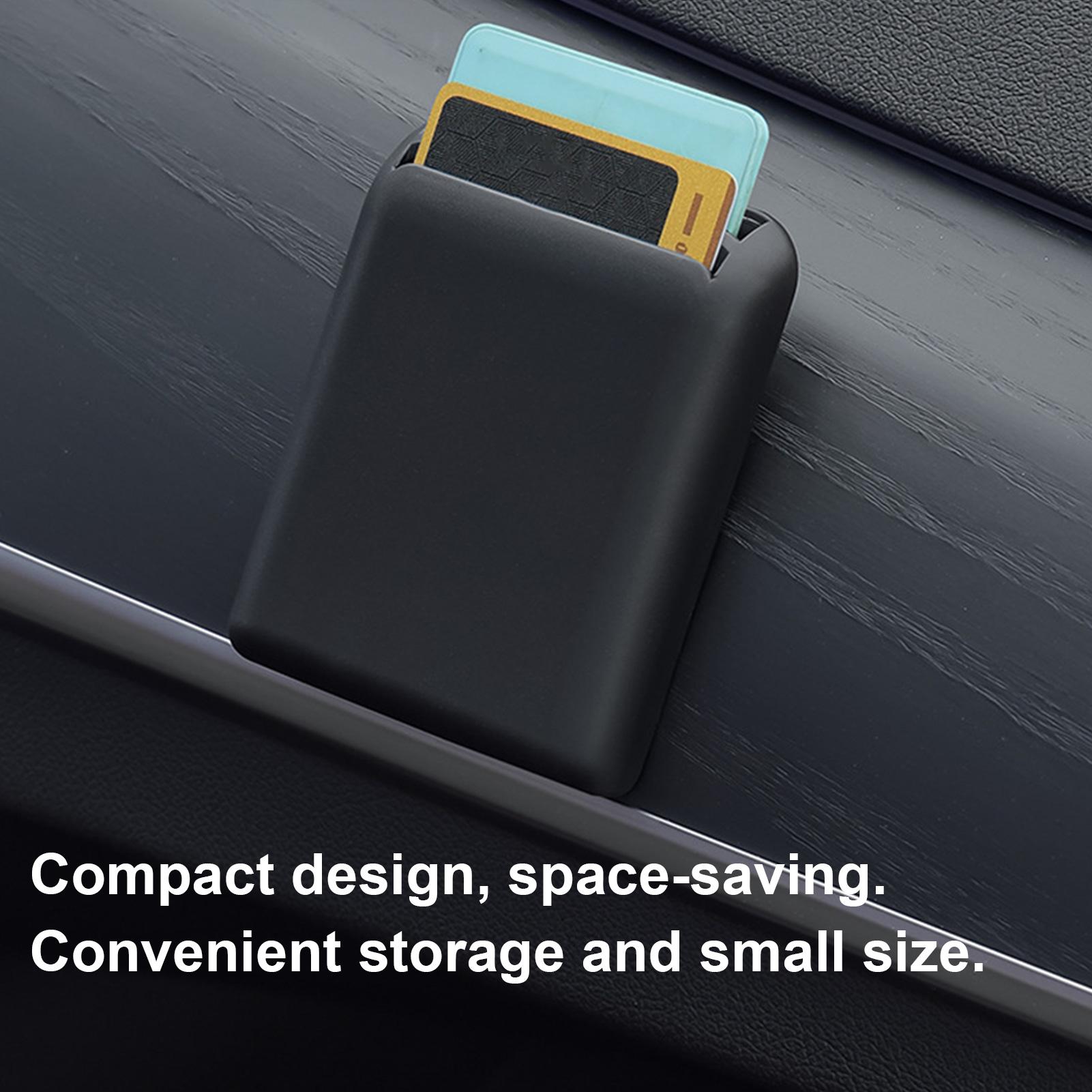 Men Accessories Box - Car Card Organizer Adhesive Interior Receipt