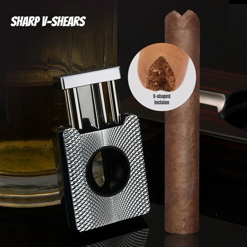 Premium Stainless Steel Cigar  - Cigar Cutter Set 리뷰 및 가격
