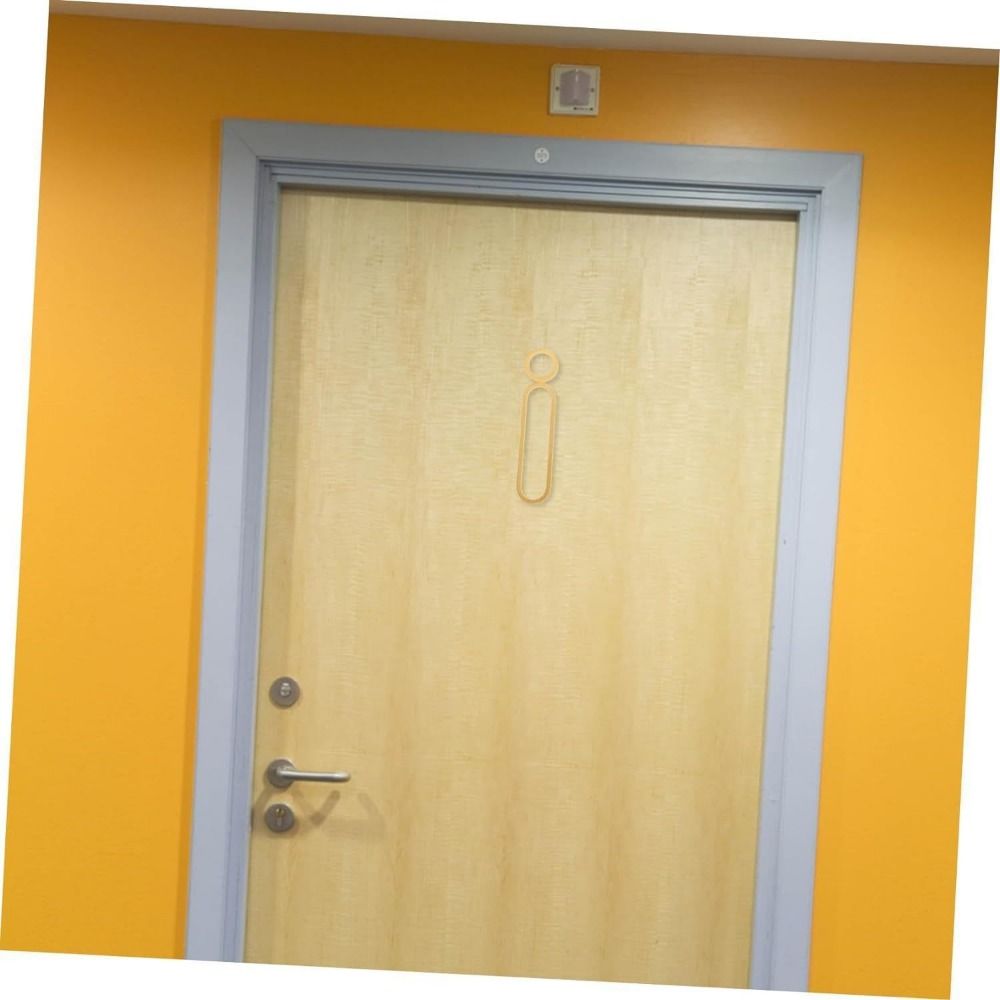 Acrylic Toilet Sign Sticker Me - Men Accessories Shop 리뷰 및 가격