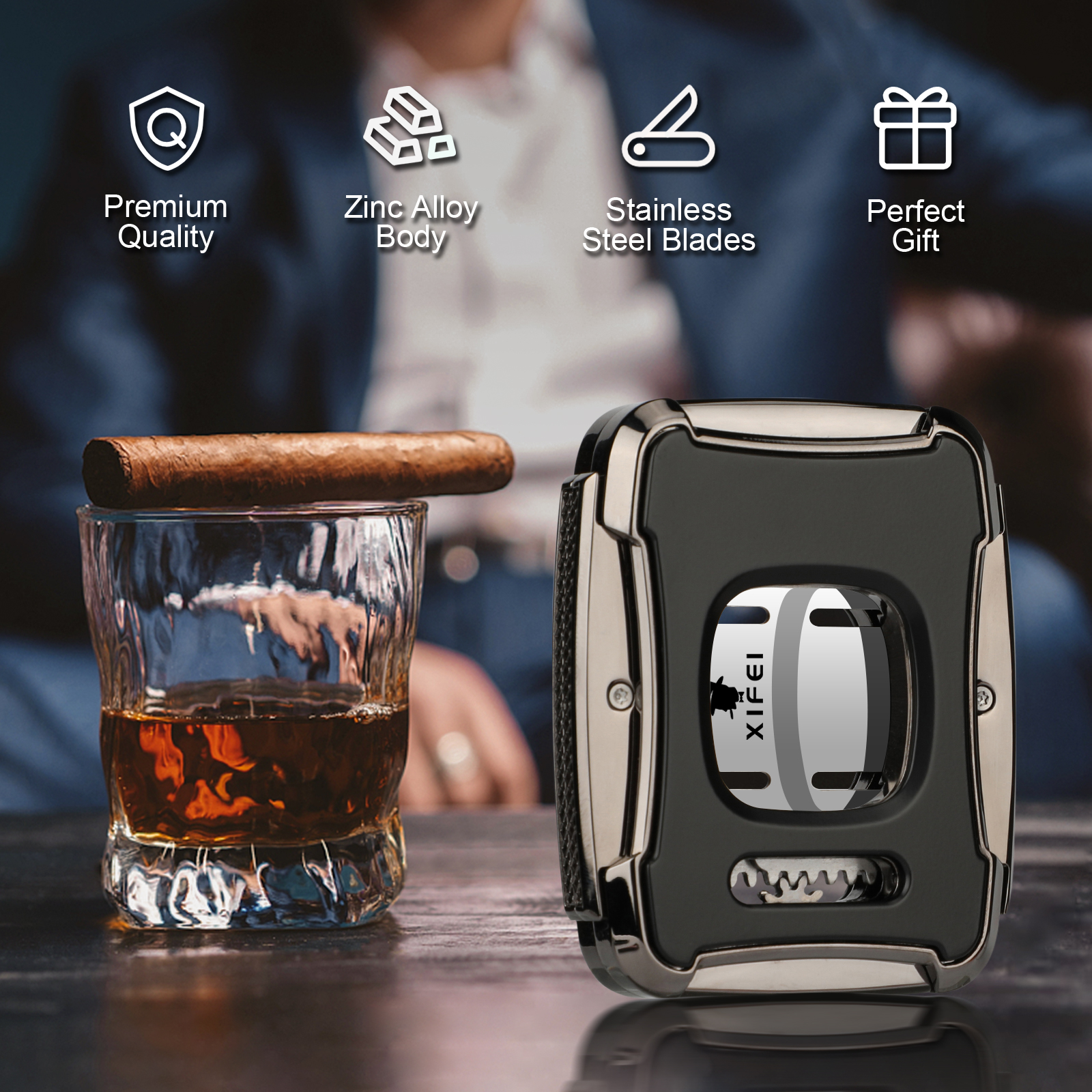 XIFEI Cigar Cutter Guillotine  - Cigar Cutter Set 리뷰 및 가격