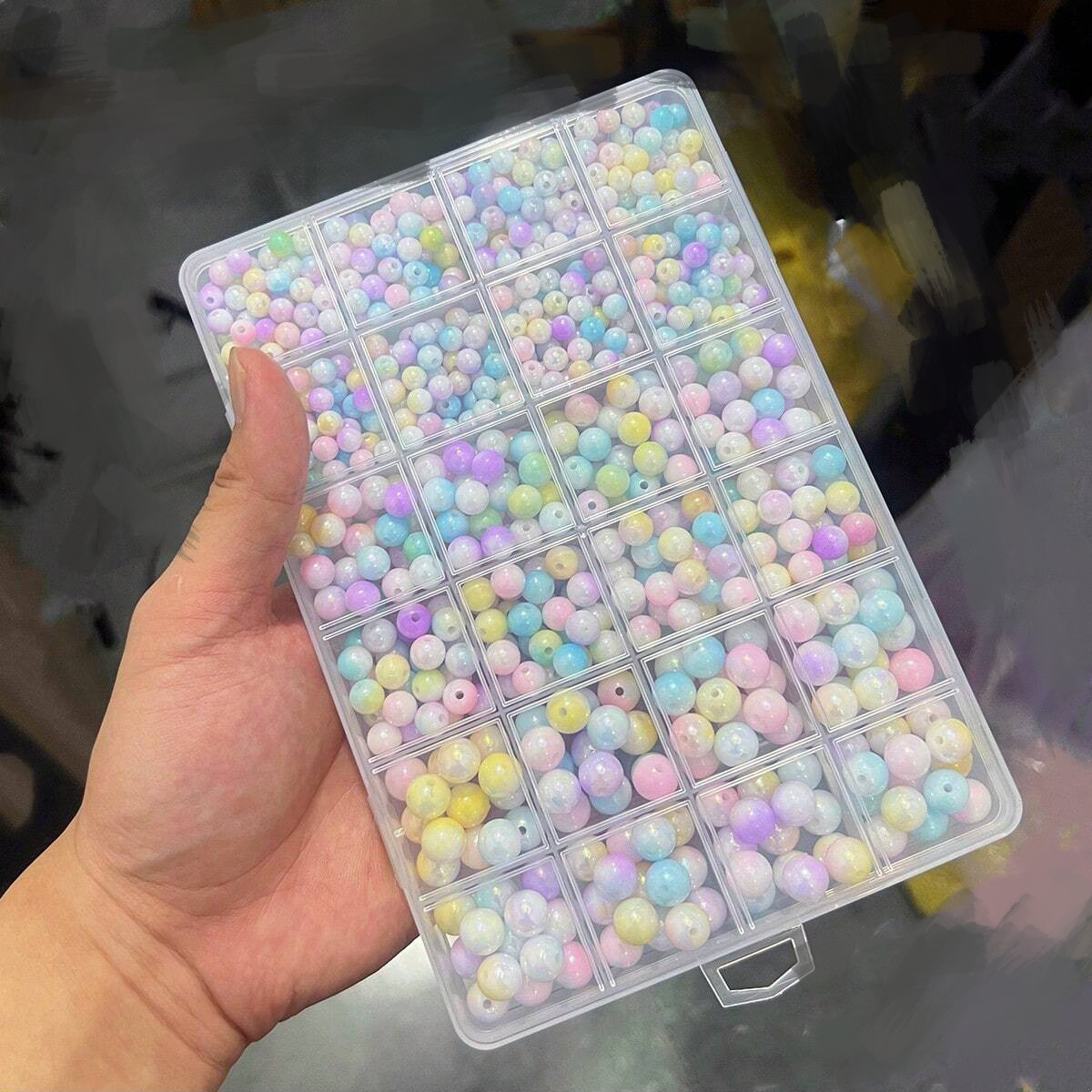 800pcs/24 grid set box 6mm/8mm - Men Accessories Box 리뷰 및 가격