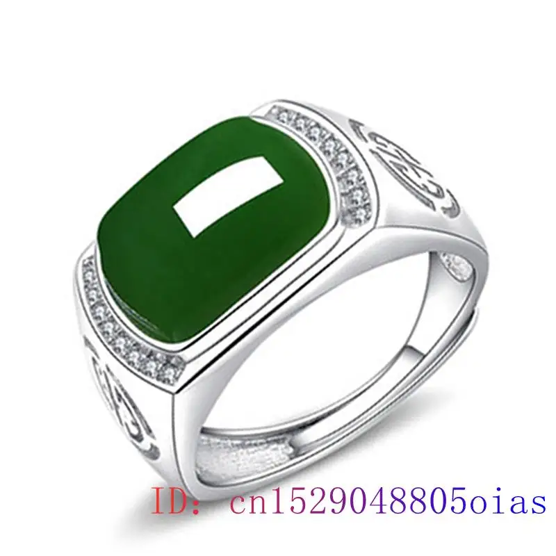Green Jade Ring Gifts Fashion  - Men Accessories For Wedding 리뷰 및 가격