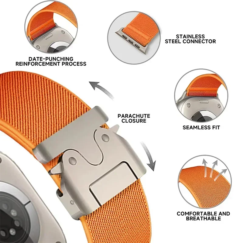 Nylon Strap for Apple Watch ba - Men Accessories Website 리뷰 및 가격