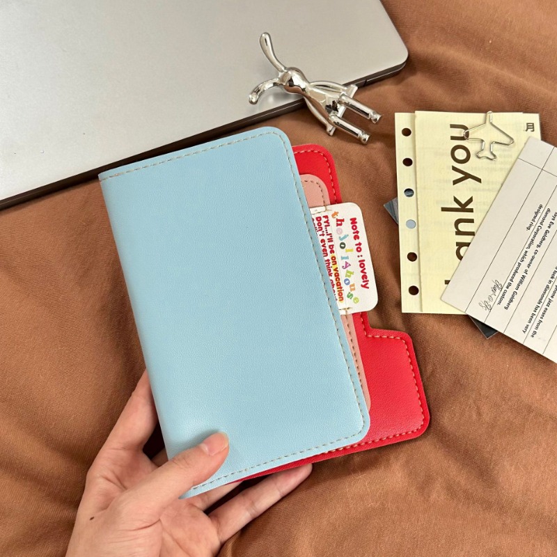 Ins Color Block Passport Holde - Men Accessories Box 리뷰 및 가격