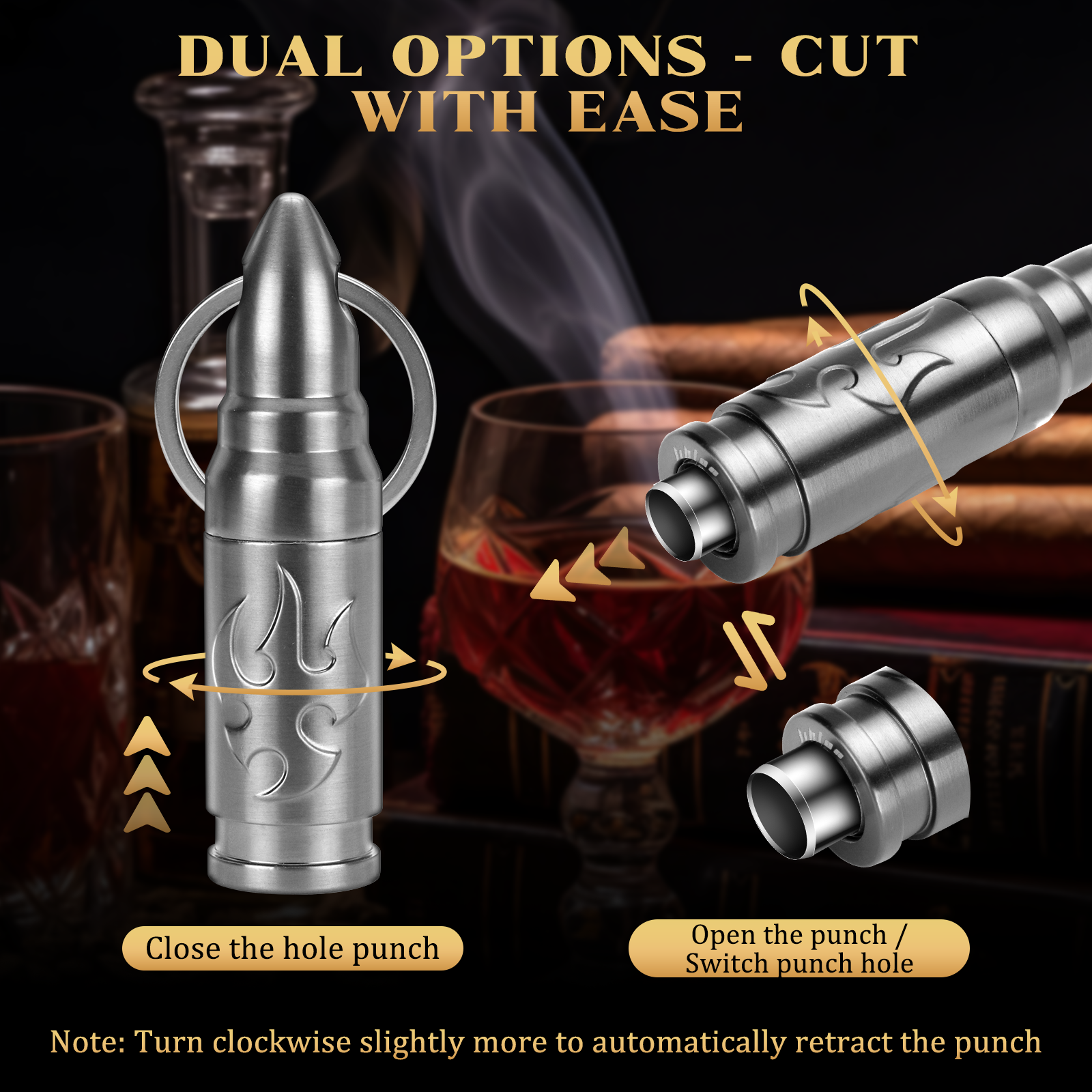 Cigar Punch Cutter Cigar Punch - Cigar Cutter Set 리뷰 및 가격