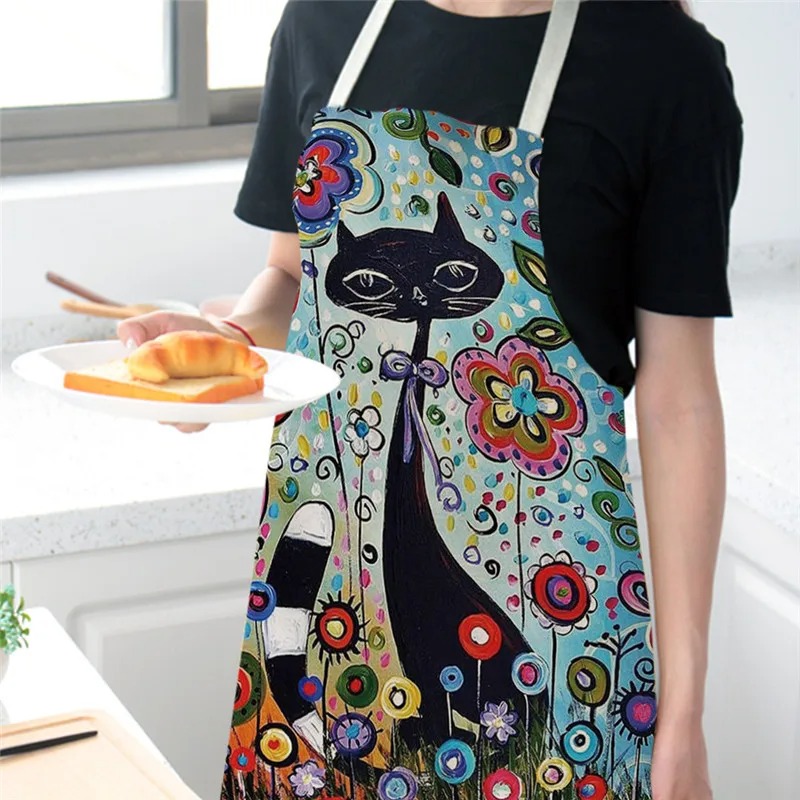 Retro Funny Cat Cartoon Cookin - Men Accessories Shop 리뷰 및 가격