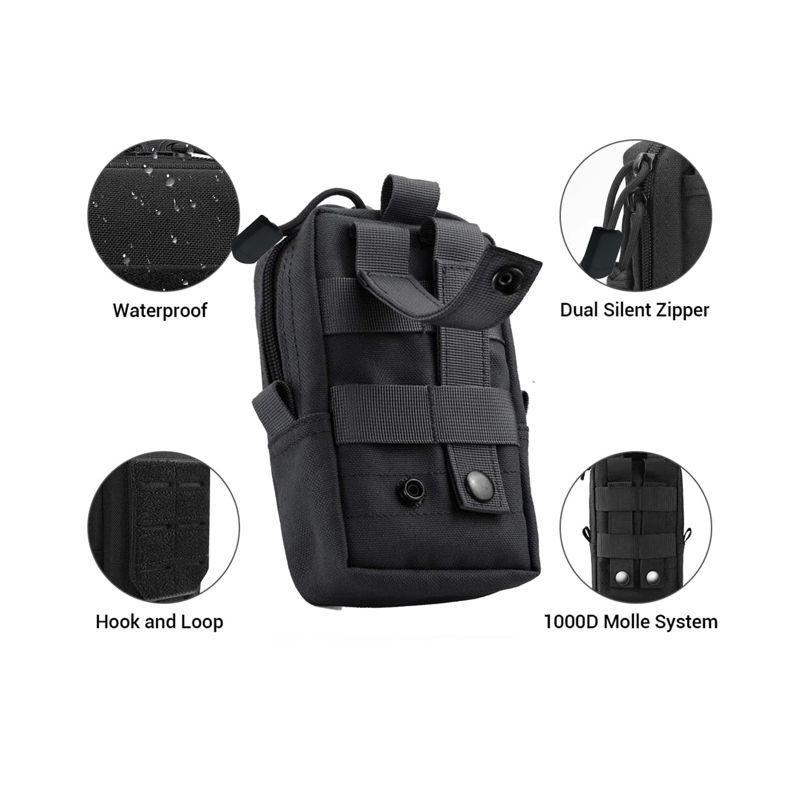 Tactical Molle Pouch Waist Bag - Men Accessories Box 리뷰 및 가격