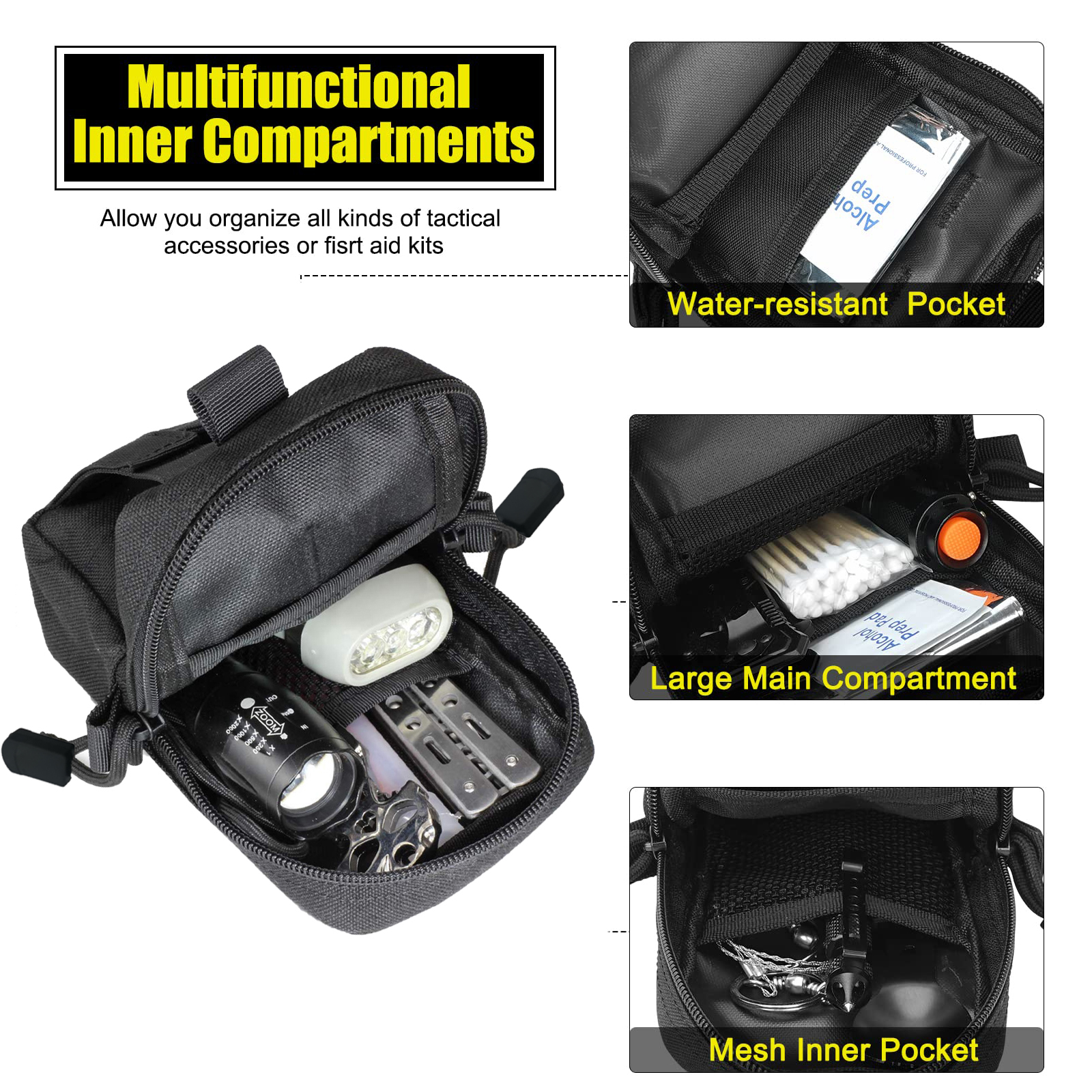 Tactical Molle Pouch Waist Bag - Men Accessories Box 리뷰 및 가격