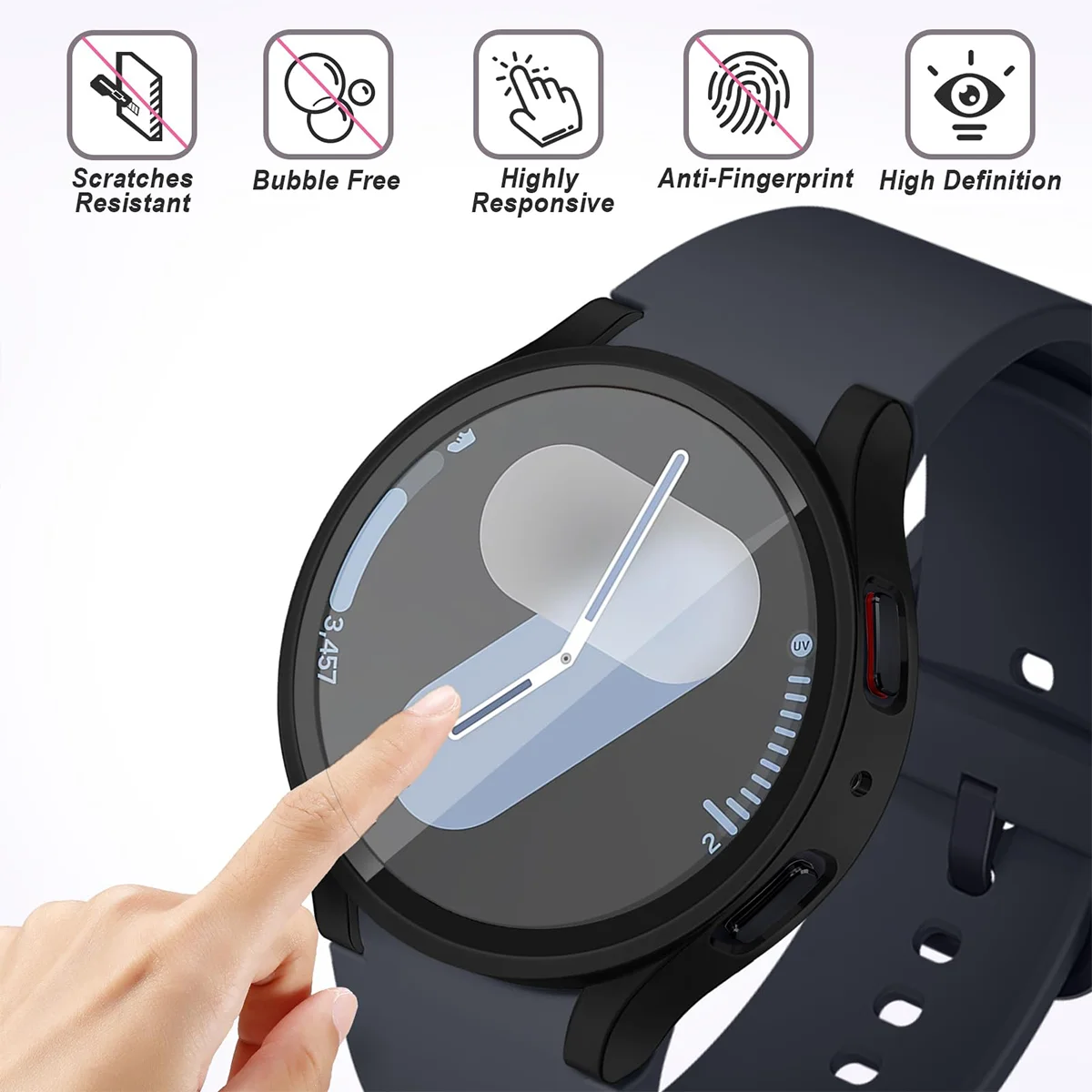 Silicone strap+case for Samsun - Men Accessories Website 리뷰 및 가격