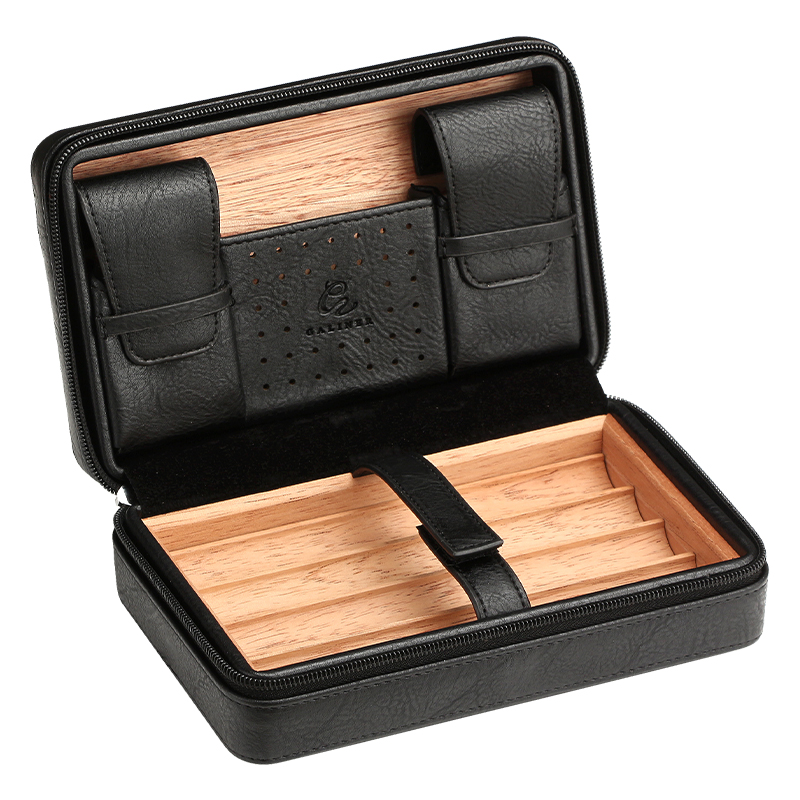 GALINER Leather Cigar Humidor  - Cigar Cutter Set 리뷰 및 가격
