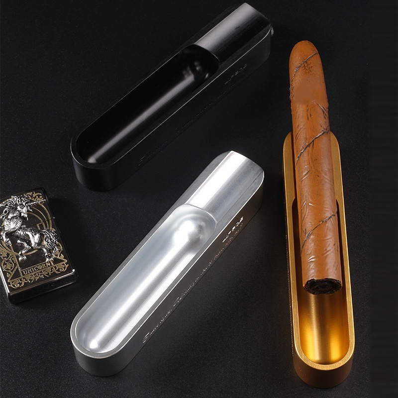 Portable 3-in-1 Cigar Ashtray  - Cigar Cutter Set 리뷰 및 가격
