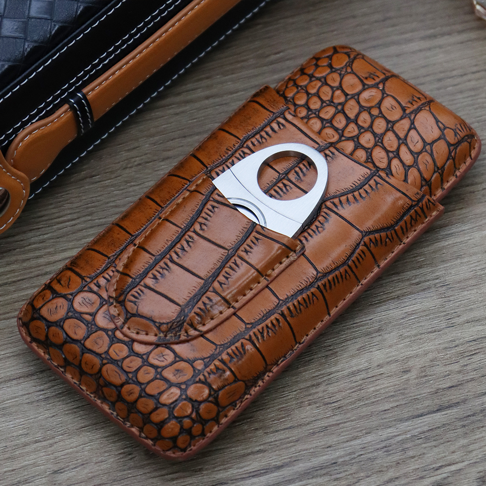 Cigar Travel Carrying Case, Co - Cigar Cutter Set 리뷰 및 가격