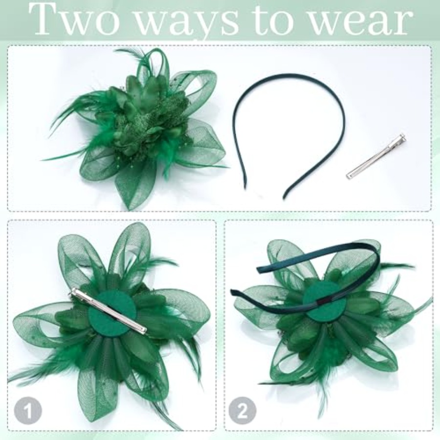 Tea Party Hats for Women Fasci - Men Accessories For Wedding 리뷰 및 가격