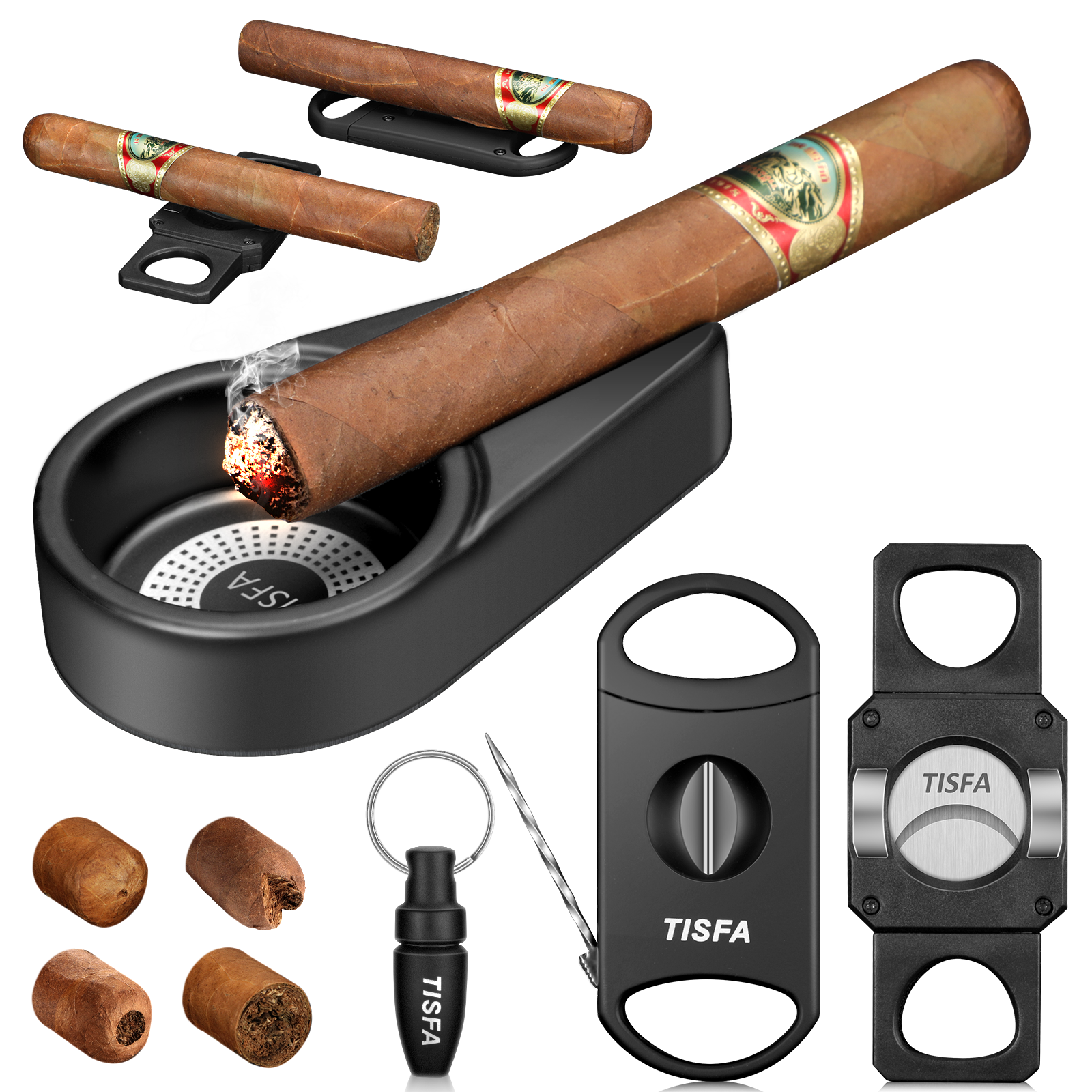 Cigar Ashtray Set, Cigar Punch - Cigar Cutter Set 리뷰 및 가격