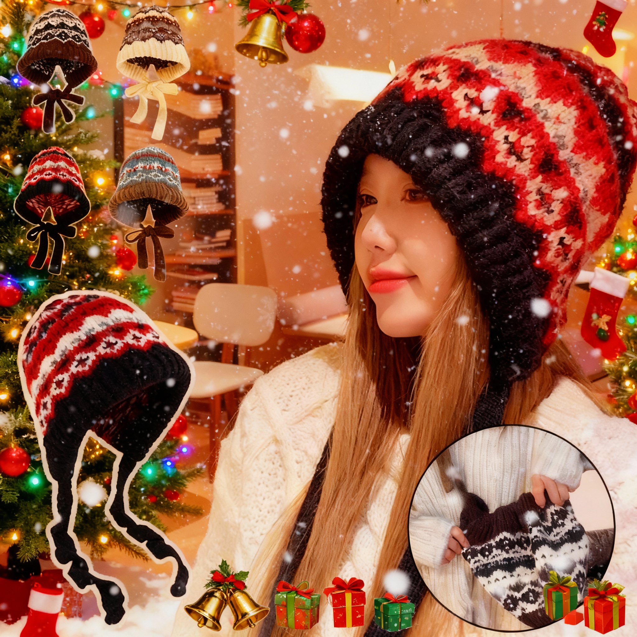 Warm Knitted Beanie Hat Winter - Men Accessories Shop 리뷰 및 가격