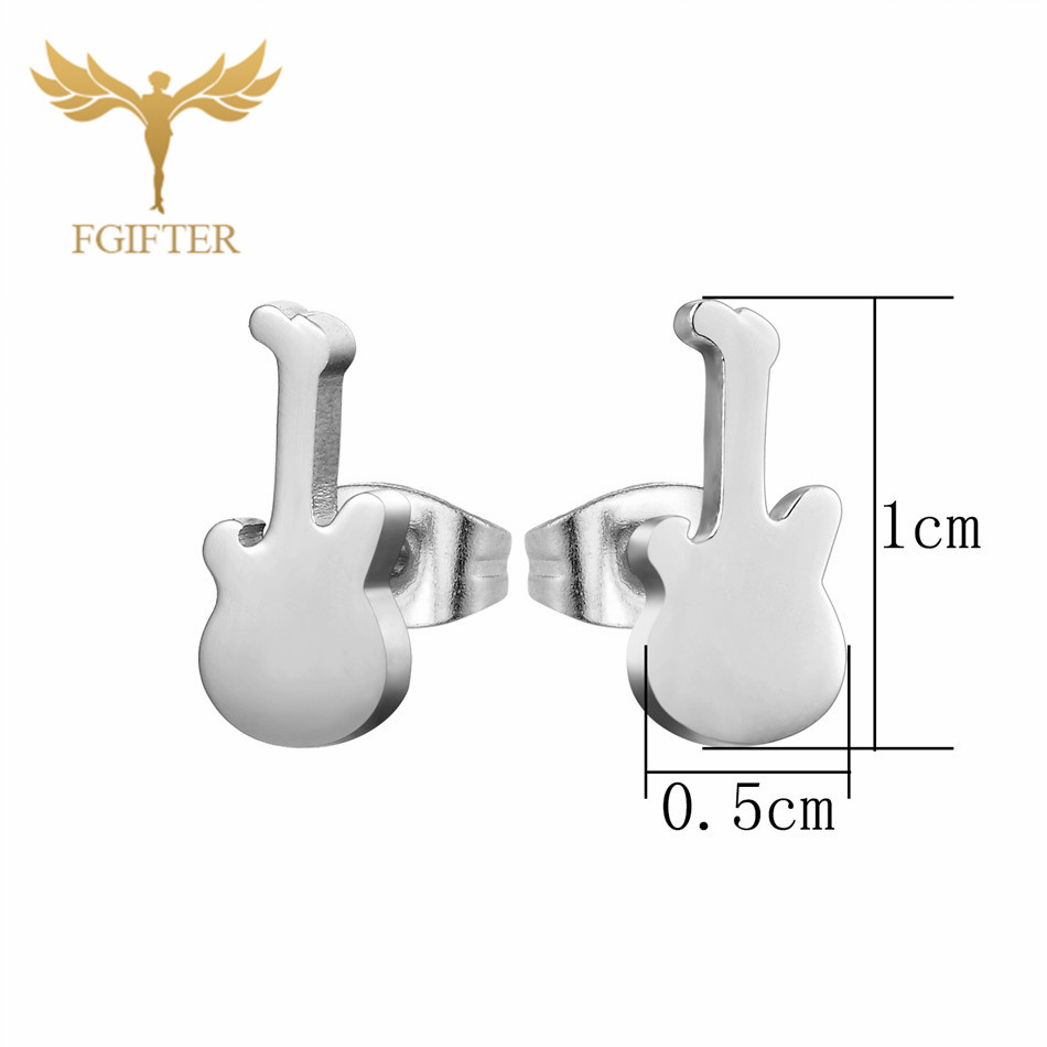 12 Pairs Music Guitar Earrings - Men Accessories Store 리뷰 및 가격