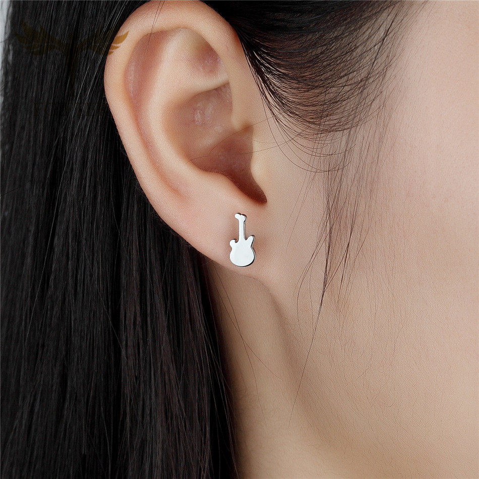 12 Pairs Music Guitar Earrings - Men Accessories Store 리뷰 및 가격