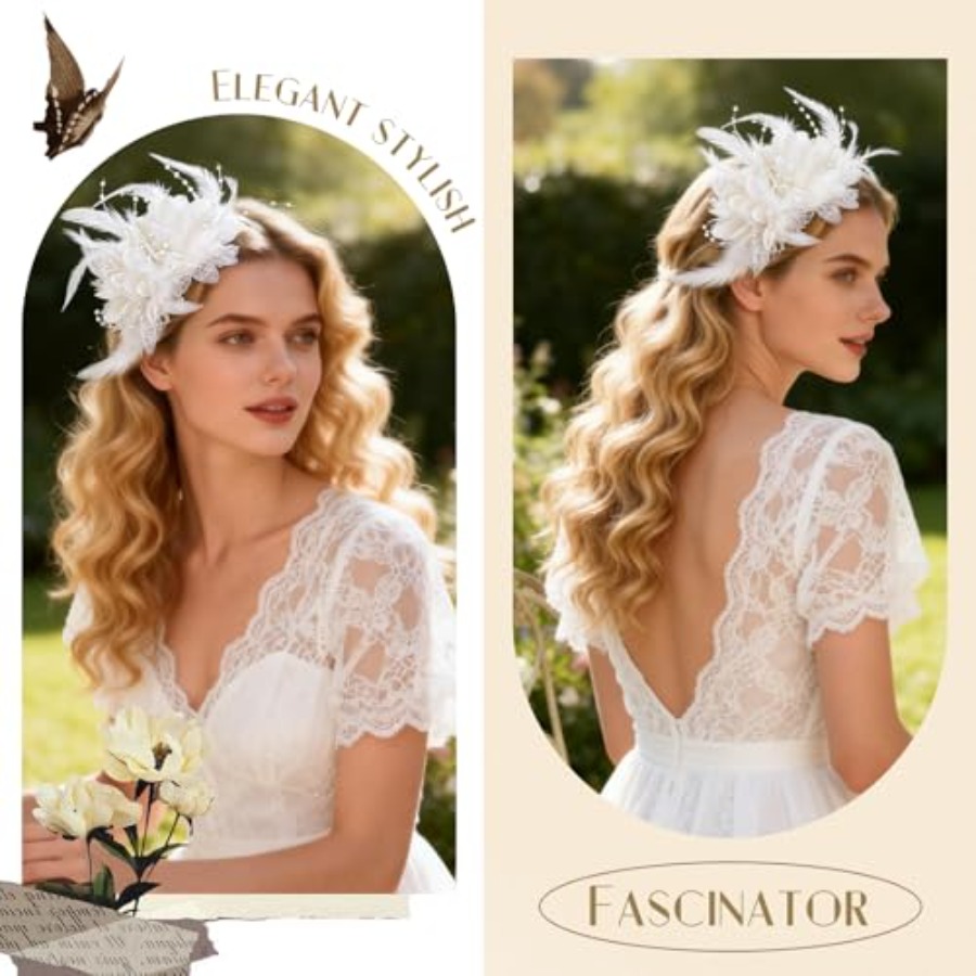 Womens Fascinators Hats Tea Pa - Men Accessories For Wedding 리뷰 및 가격