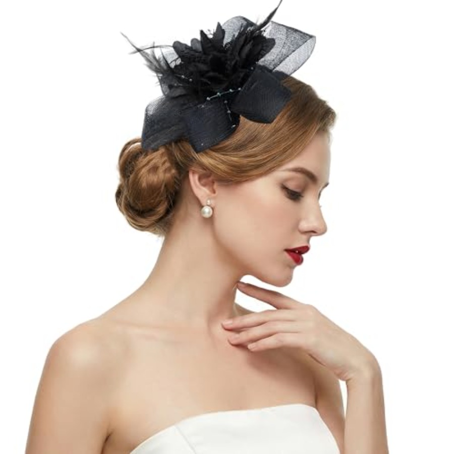 Tea Party Hats for Women Fasci - Men Accessories For Wedding 리뷰 및 가격