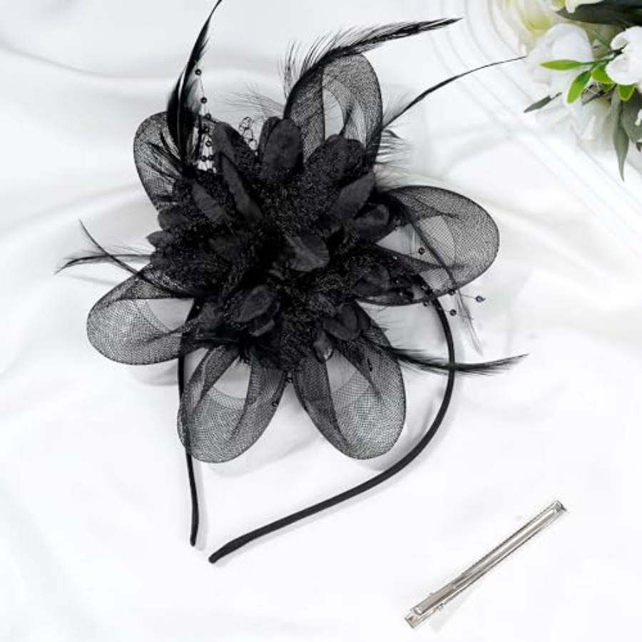 Tea Party Hats for Women Fasci - Men Accessories For Wedding 리뷰 및 가격